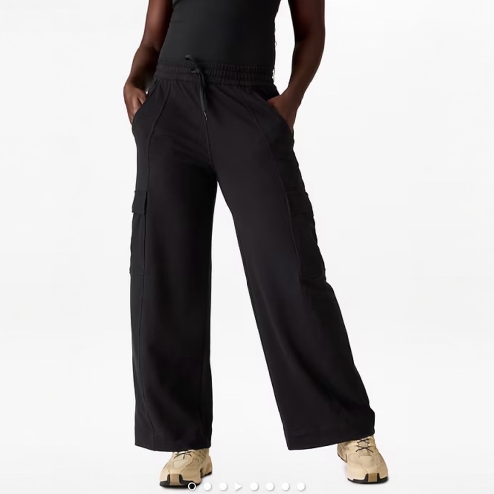 Athleta Retroterry High Rise Wide Leg Cargo Pant
